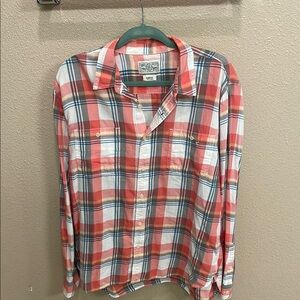 Men's Red Plaid Shirt